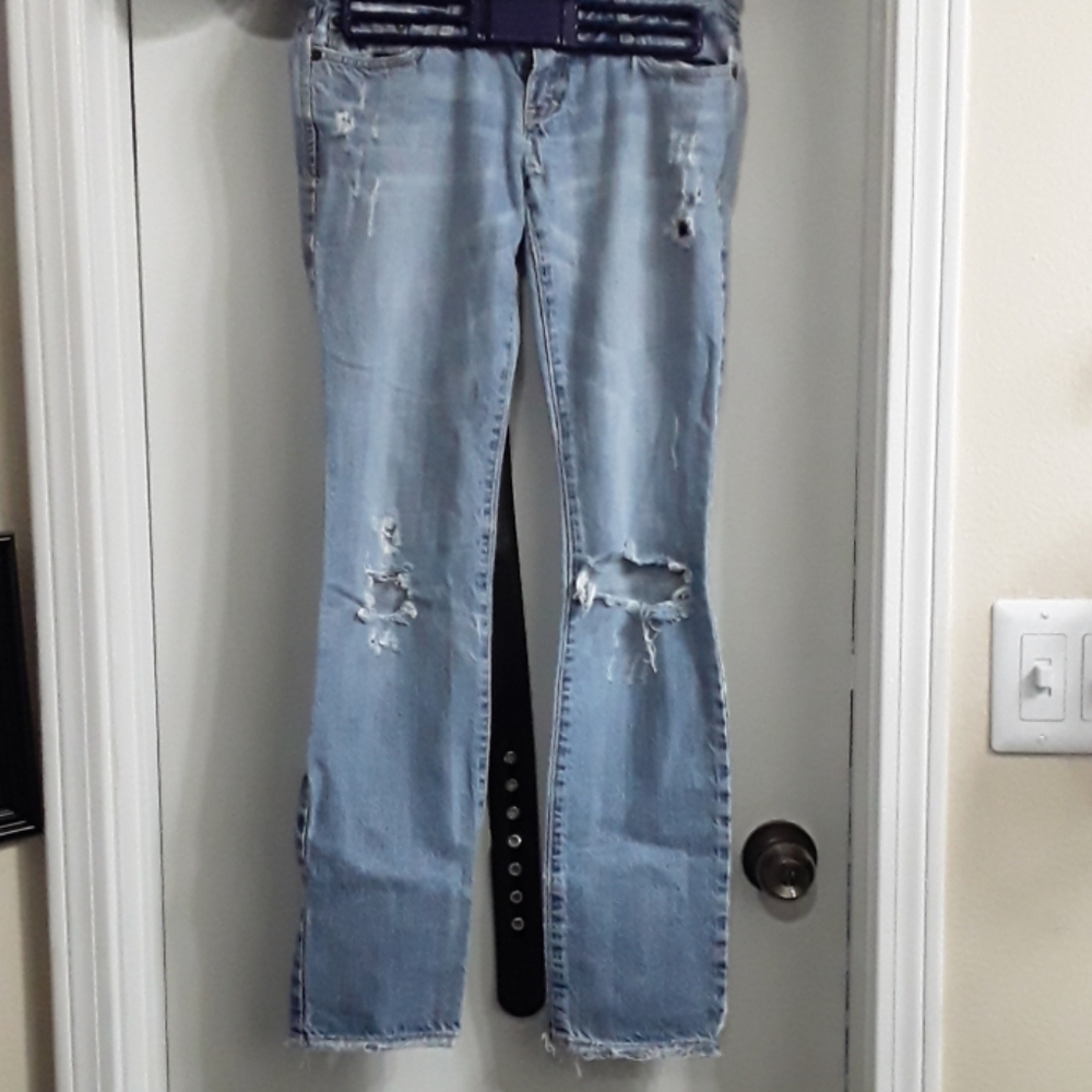 Abercrombie and Fitch  distressed jeans